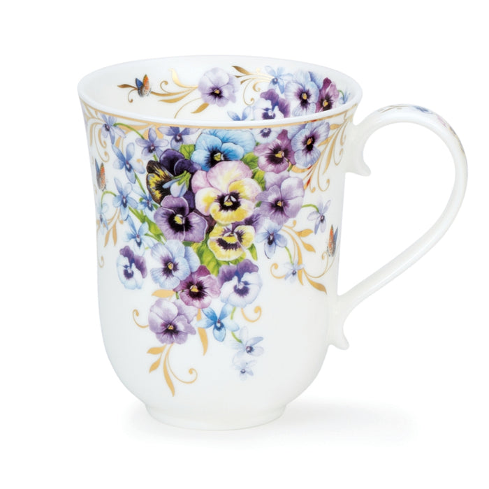 Dunoon - Braemar Vintage Garden Pansy Mug