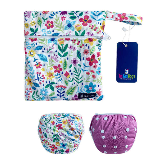 Reuseable Swim Nappy 2 Pack | Ditsy Daisy