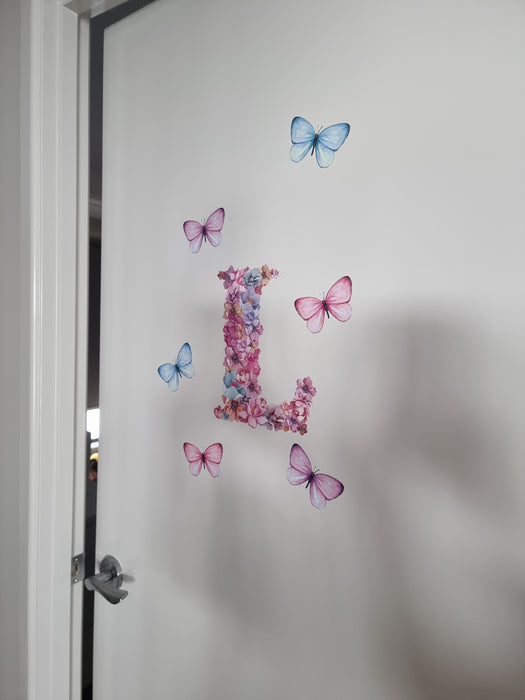 Wall Decals - Multi Coloured Sprinkled Butterflies