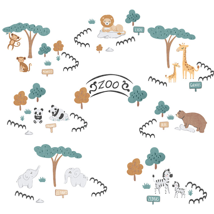 Lolli Living | Wall Decal - Day at the Zoo