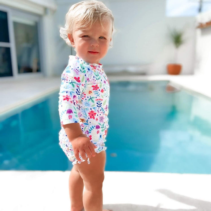 Toddler Nappy-change Swimsuit | Ditsy Daisy