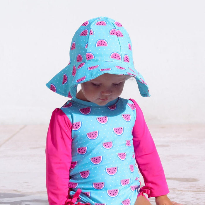 Toddler Nappy-change Swimsuit | Dotty Watermelon