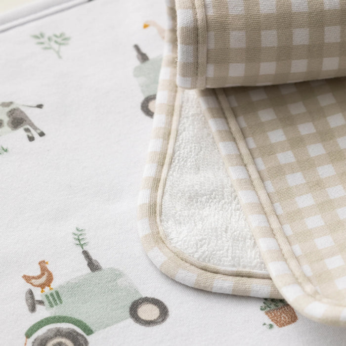 Living Textiles | Wash Cloths 3 Pack - Tractor Ride