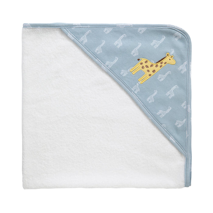 Living Textiles | Hooded Towel - Giraffe - Wild Safari