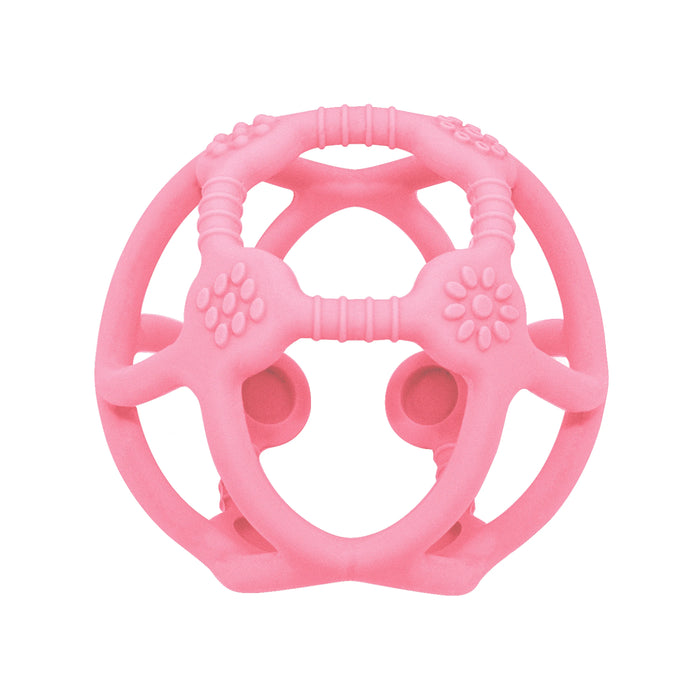 Playground by Living Textiles | Silicone Teething Ball - Light Pink