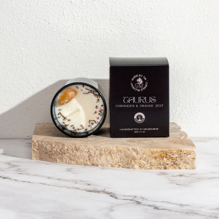 Lucid Works | Taurus Zodiac Soy Crystal Candle