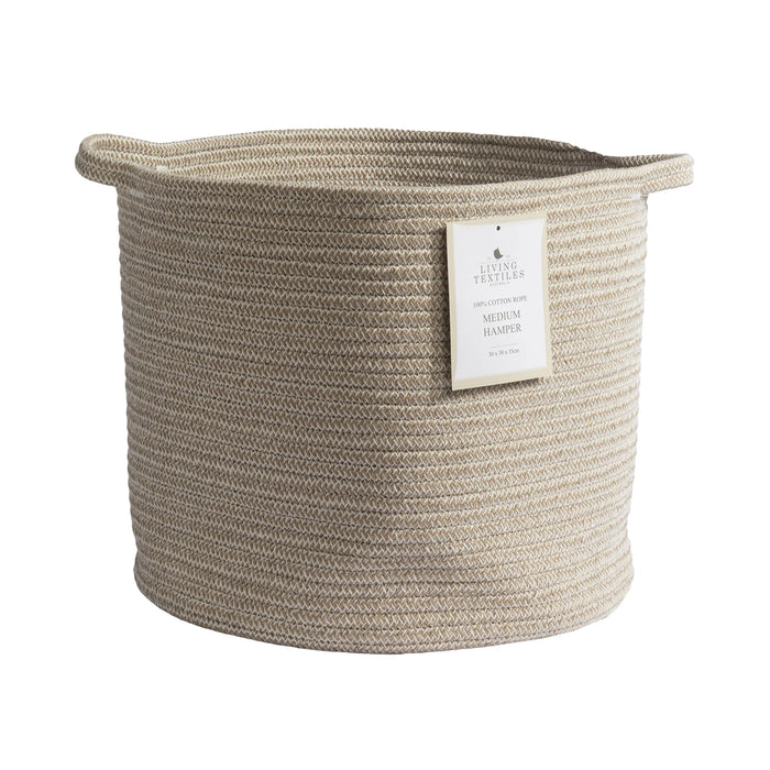 Living Textiles | Hamper Medium Single Tone - Natural