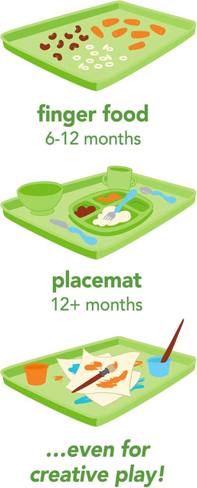 Green Sprouts | Platemat Finger Food - 6+Months - Pink