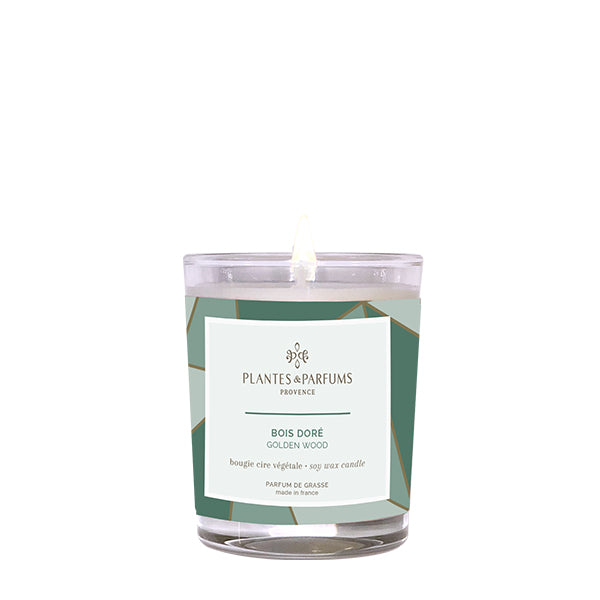 Plantes & Parfums | Handcrafted Perfumed Candle - 75g - Golden Wood