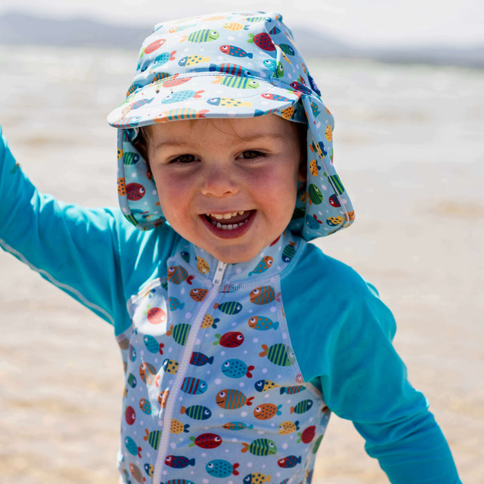 Kids Swim flap cap | Fish Frenzy