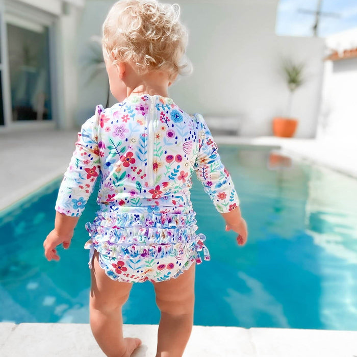 Toddler Nappy-change Swimsuit | Ditsy Daisy