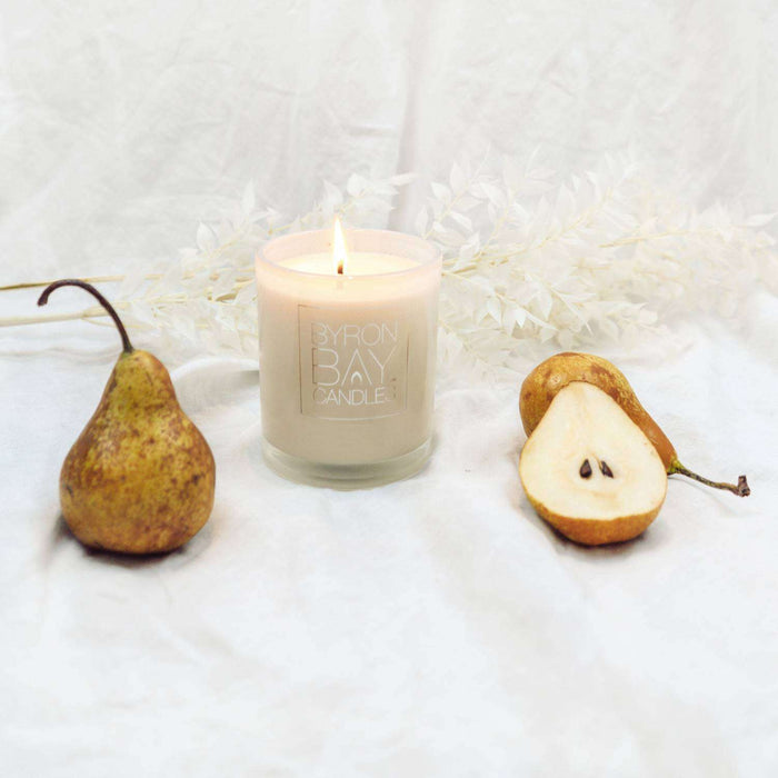 Byron Bay | French Pear - Large 50 Hour Scented Pure Soy Candle