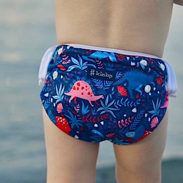 Toddler Reuseable Swim Nappy 2 Pack - Dino Adventures