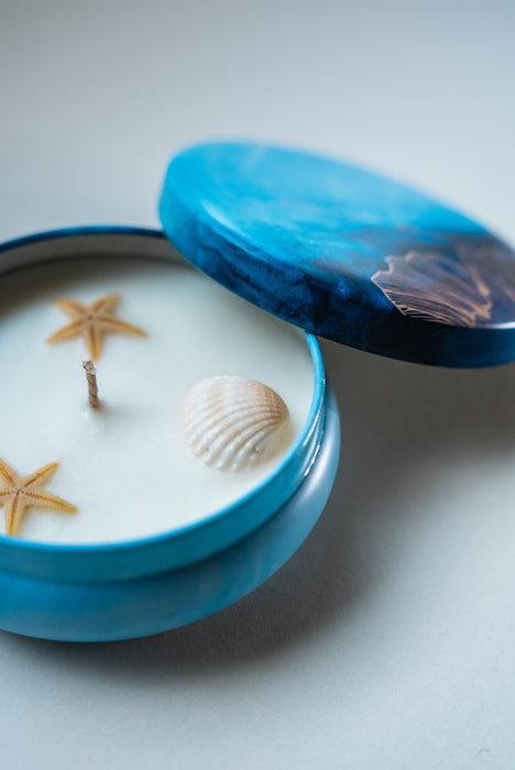 Flame Tray |  Scented Candle - Ocean Breeze