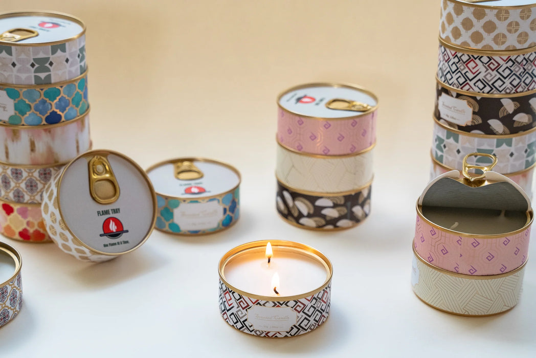 Flame Tray | Canned Candle - Camellia