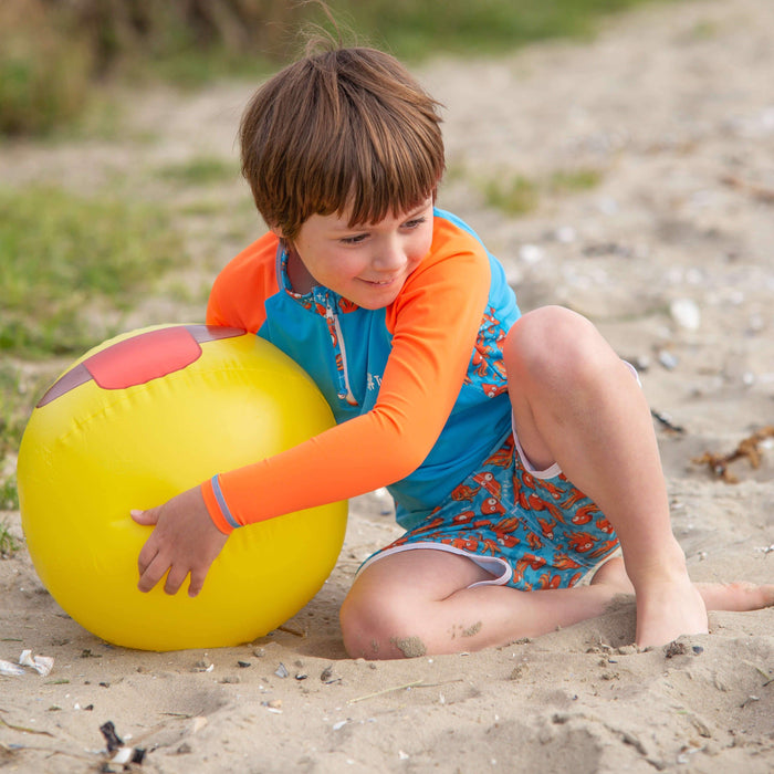 Boys L'il Rascal Boardshorts & Rashie Set | 'O' is for Octopus