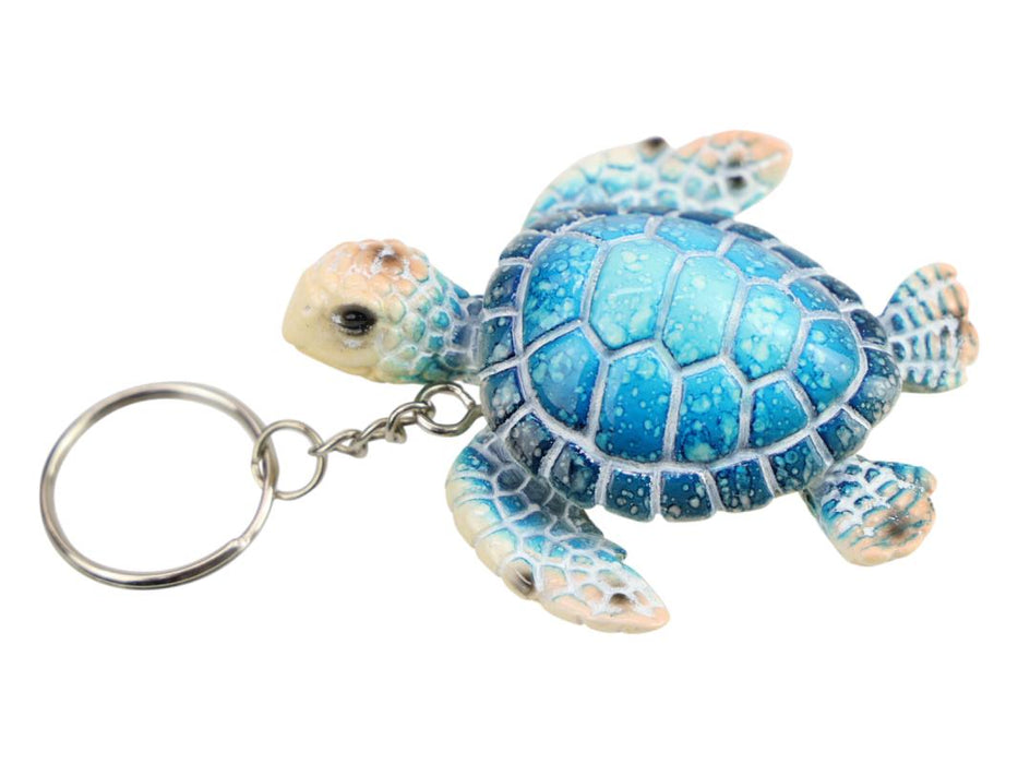 Kelly Lane | Aqua Turtle Key Ring