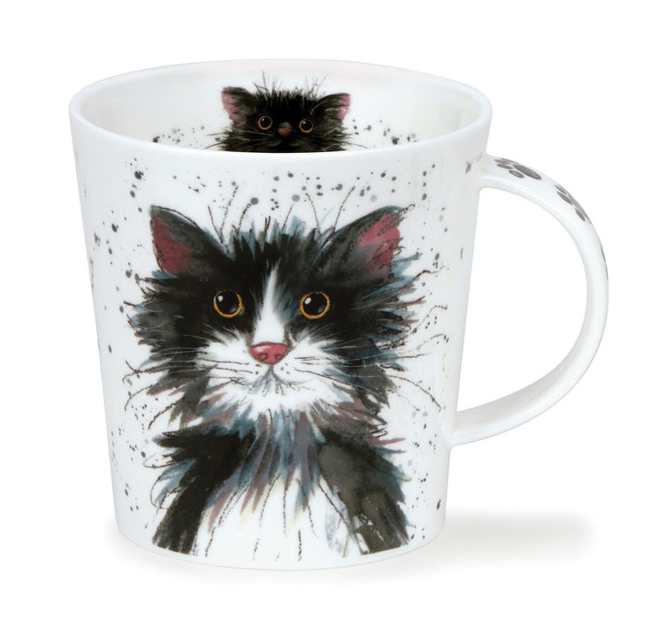 Dunoon | Lomond Catter Splatter Black & White Mug