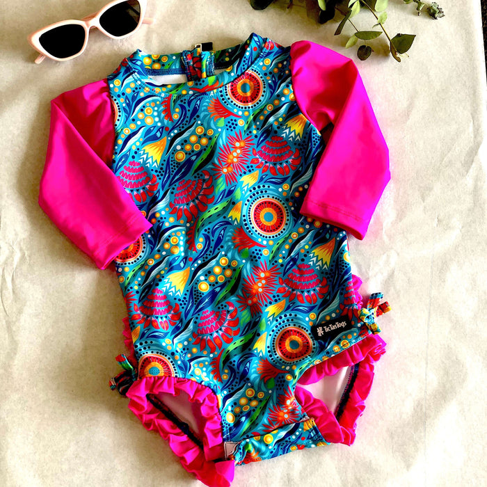 Baby Nappy-change Swimsuit | Bush Blooms