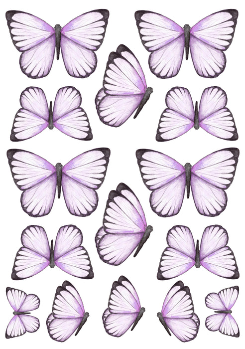 Wall Decals - Pastel Butterflies