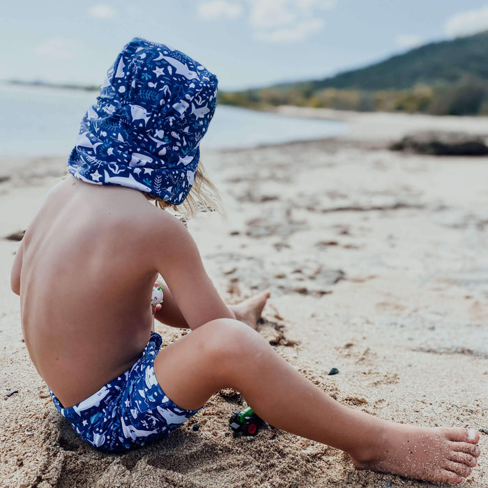 Boys Swim Flap Cap | Shark Attack!