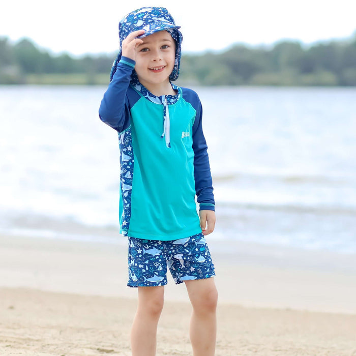 Boys Li'l Rascal Rashguard | Shark Attack!