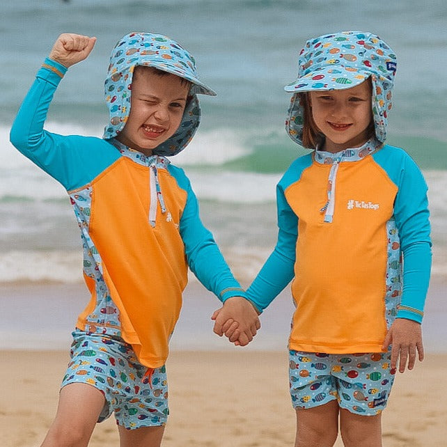 Kids Rashguard Li'l Rascal Rashie | Fish Frenzy