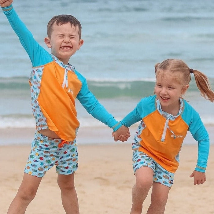 Kids Rashguard Li'l Rascal Rashie | Fish Frenzy