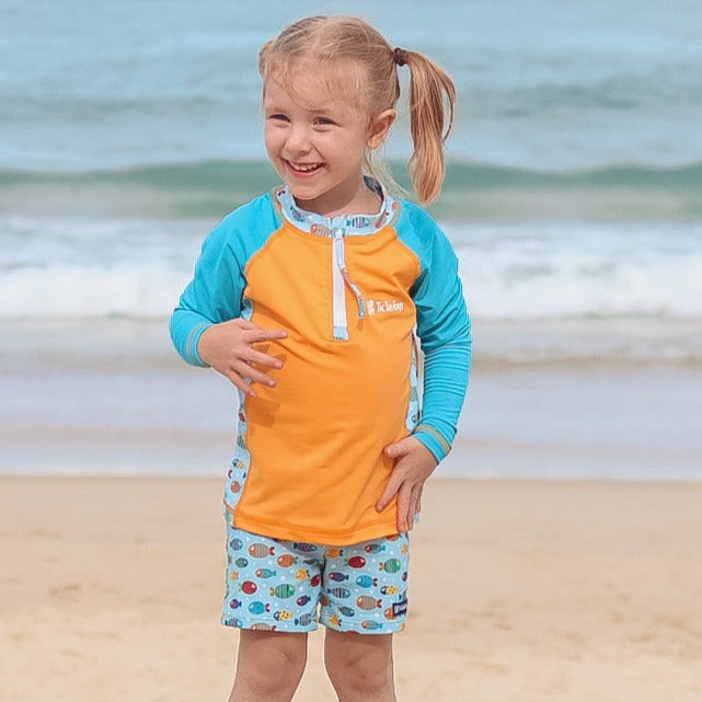 Kids Rashguard Li'l Rascal Rashie | Fish Frenzy