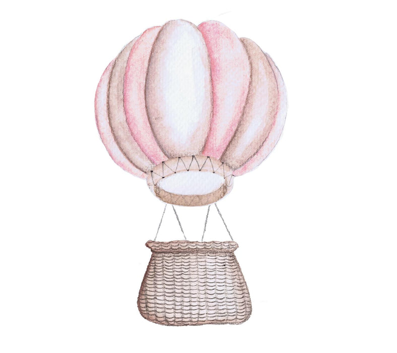 Wall Decals - Pastel Hot Air Balloons