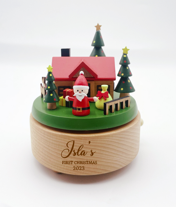 Christmas Music Box - Santa House