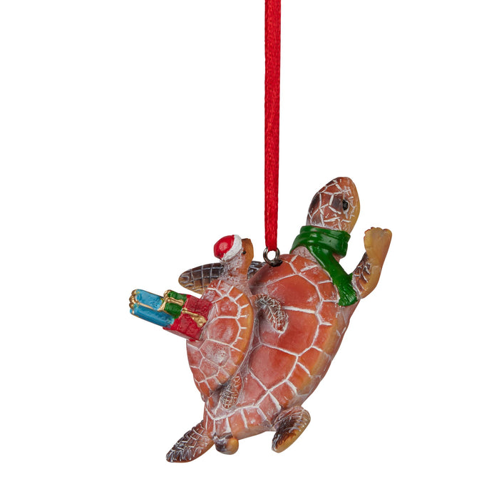 Aussie Christmas Hanging Decoration | Sea Turtle Mum & Baby 7.5cm