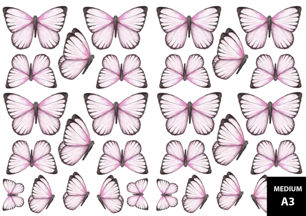 Wall Decals - Pastel Butterflies