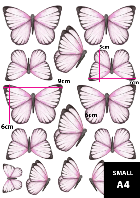 Wall Decals - Pastel Butterflies