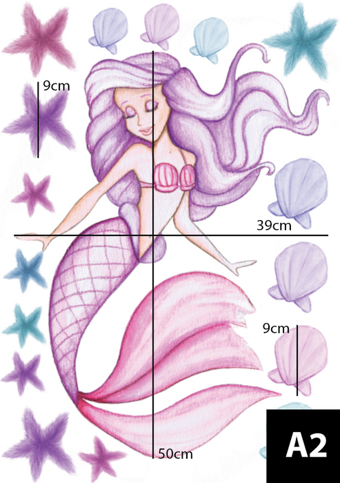 Wall Decals - Mermaid Pixie