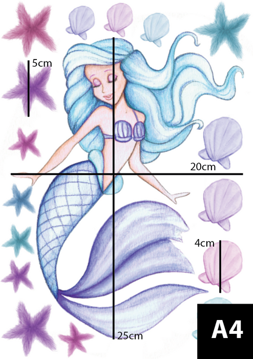 Wall Decals - Mermaid Pixie