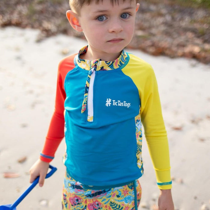 Boys Li'l Rascal Rashguard | Aussie Animalia