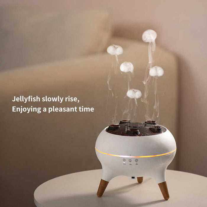 Diffuser with Timer, Ambient Lighting, and Adjustable Mist Modes - Jellyfish