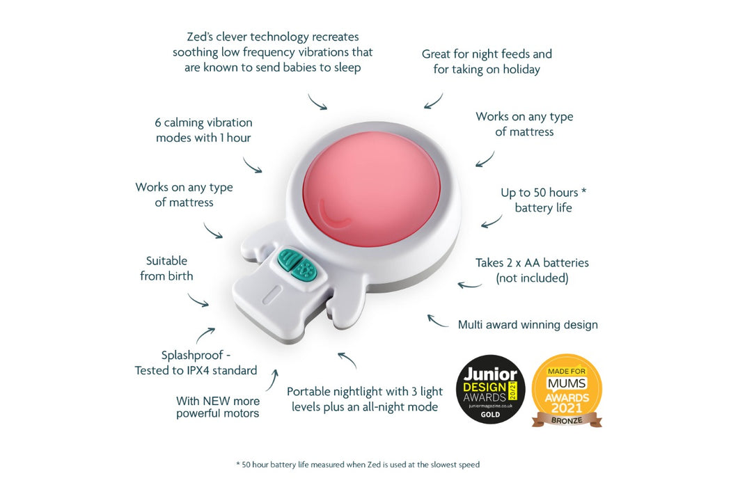 Zed | Vibration Sleep Soother and Night Light