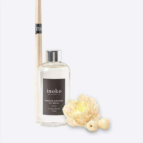 Inoko  Australia | Multi Gift Set Concrete - Diffuser Vessel, Diffuser Refill, Small Candle Vessel & Small Candle Refill