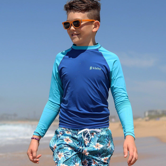 Boys Sunsafe Long Sleeve Rashgaurd | Jungle