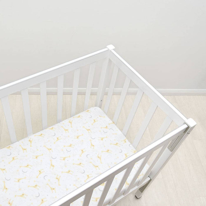 Childcare Cot fitted Sheet Set - Noah Giraffe - Lozza’s Gifts & Homewares 