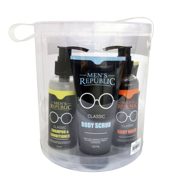 Men's Ultimate Grooming Kit for Men - 7 pieces in bucket - Lozza’s Gifts & Homewares 